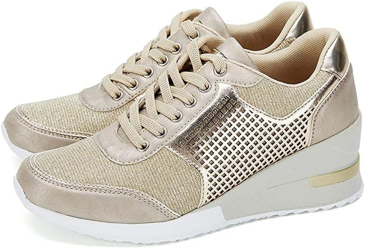WEDGE SNEAKERS | COMFORT LIFT CASUAL TRAINERS