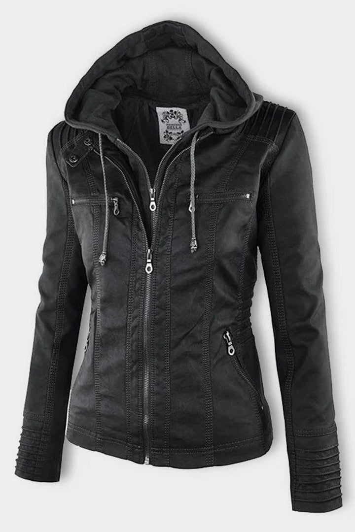 WOMEN’S COAT | SLEEK ZIP WINTER STYLE