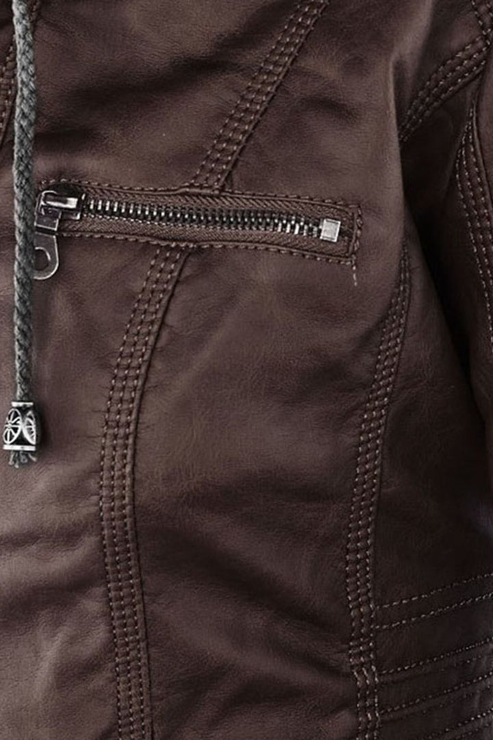 WOMEN’S COAT | SLEEK ZIP WINTER STYLE