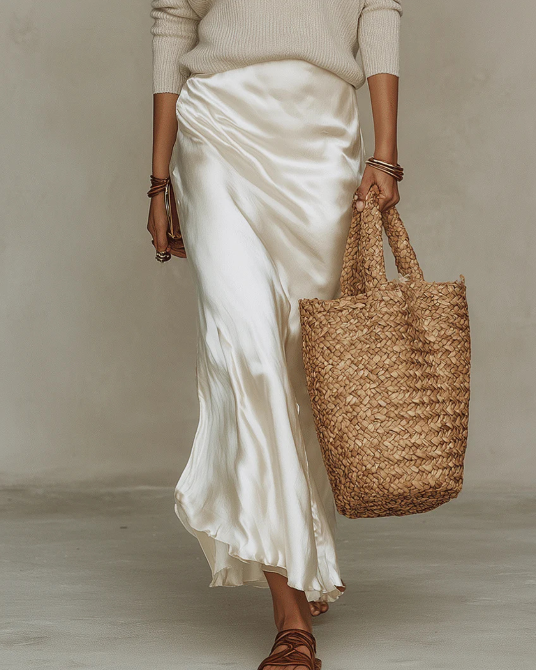 Emma Slip Dress & Knit Set