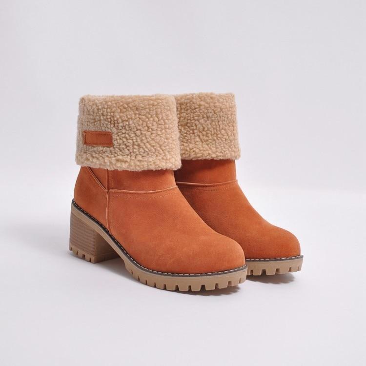 WOMEN’S ANKLE BOOTS | WARM FOLDOVER WINTER DESIGN