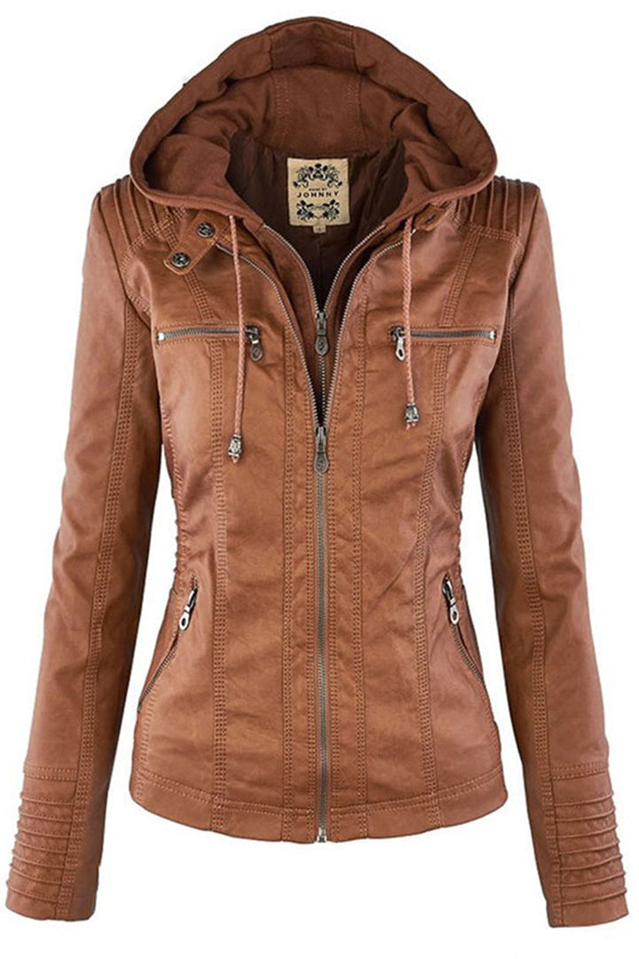WOMEN’S COAT | SLEEK ZIP WINTER STYLE