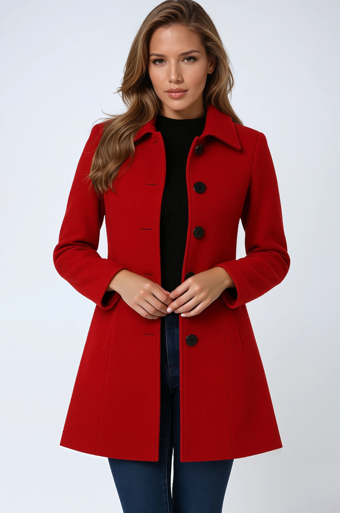 SINGLE BREASTED WINTER TRENCH COAT
