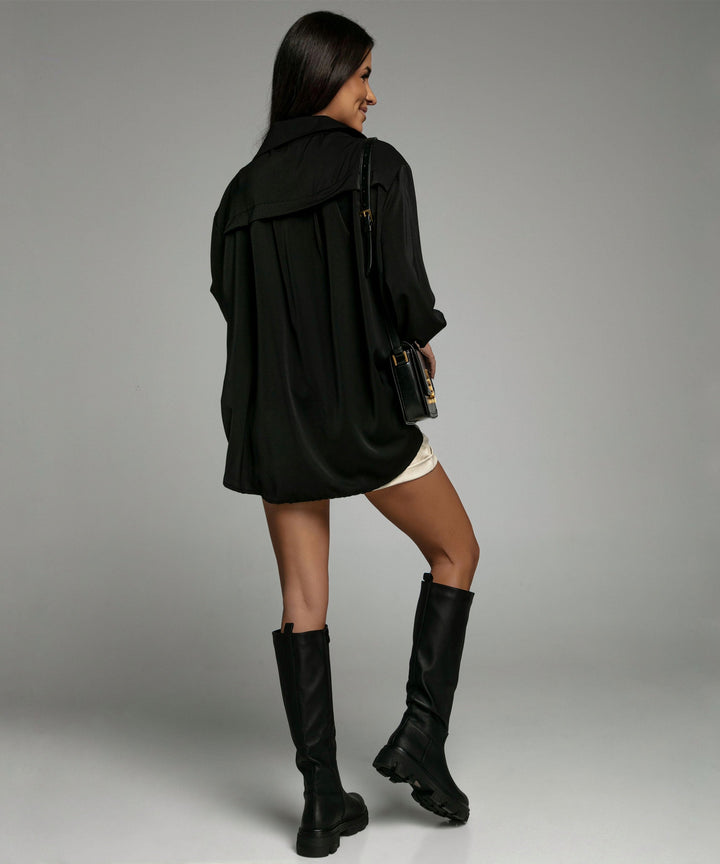 KNEE HIGH BOOTS | CHUNKY SOLE LEATHER LOOK BOOTS
