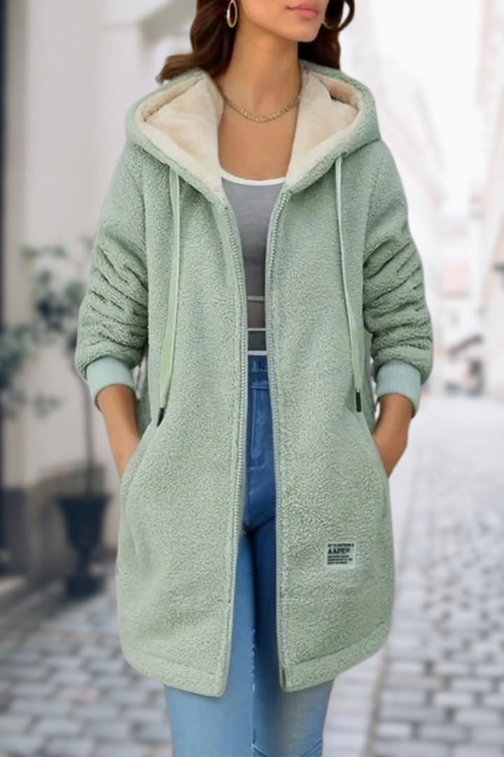 WOMEN’S HOODED JACKET | CASUAL ZIP-UP STYLE