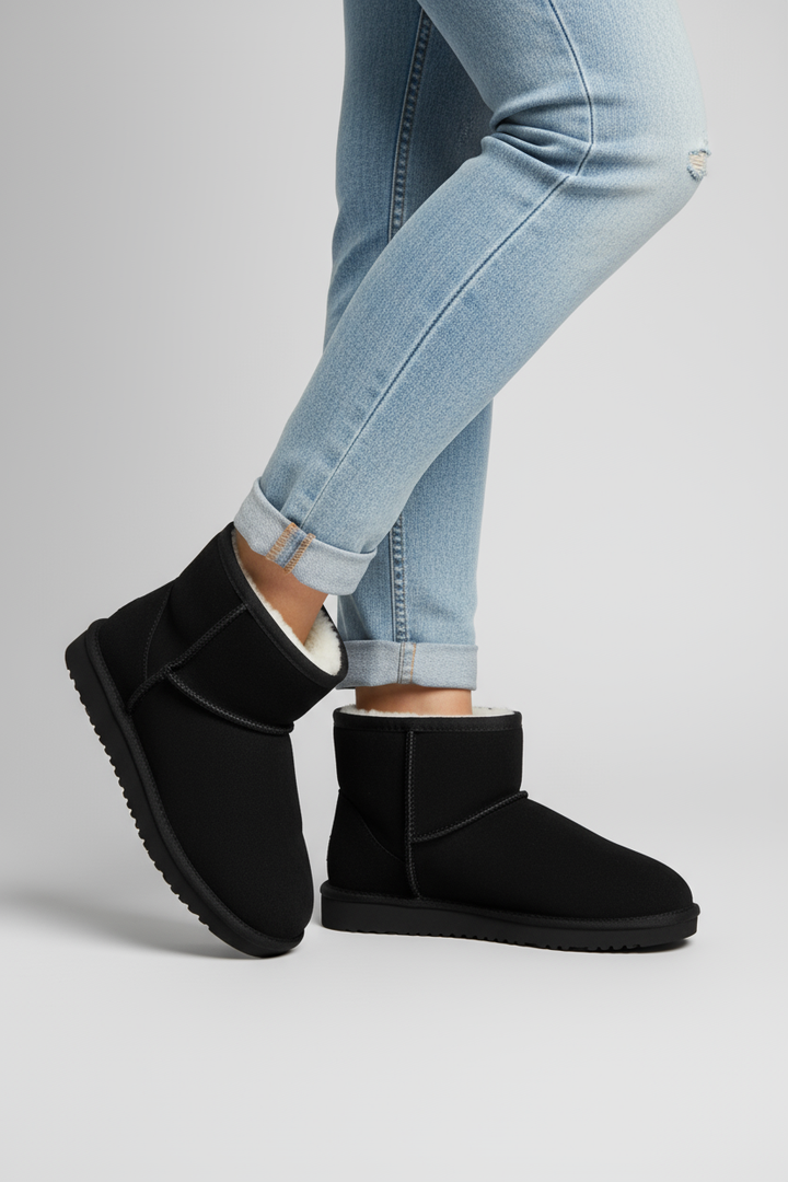 WOMEN’S ANKLE BOOTS | COSY SHORT FUR-LINED WINTER STYLE